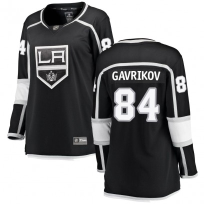 Women's Breakaway Los Angeles Kings Vladislav Gavrikov Fanatics Branded Home Jersey - Black