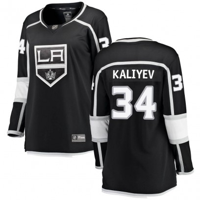Women's Breakaway Los Angeles Kings Arthur Kaliyev Fanatics Branded Home Jersey - Black