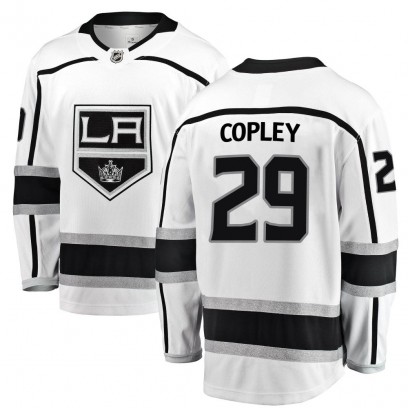 Men's Breakaway Los Angeles Kings Pheonix Copley Fanatics Branded Away Jersey - White