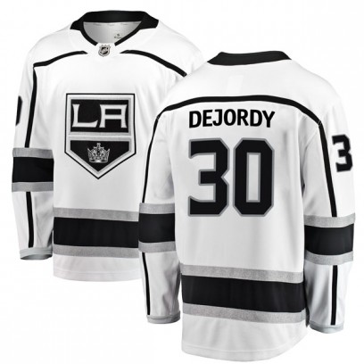 Men's Breakaway Los Angeles Kings Denis Dejordy Fanatics Branded Away Jersey - White