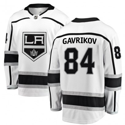 Men's Breakaway Los Angeles Kings Vladislav Gavrikov Fanatics Branded Away Jersey - White