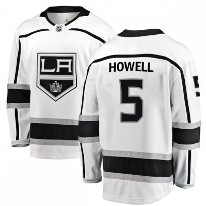 Men's Breakaway Los Angeles Kings Harry Howell Fanatics Branded Away Jersey - White
