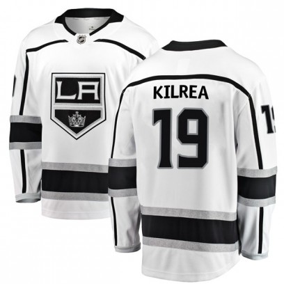 Men's Breakaway Los Angeles Kings Brian Kilrea Fanatics Branded Away Jersey - White