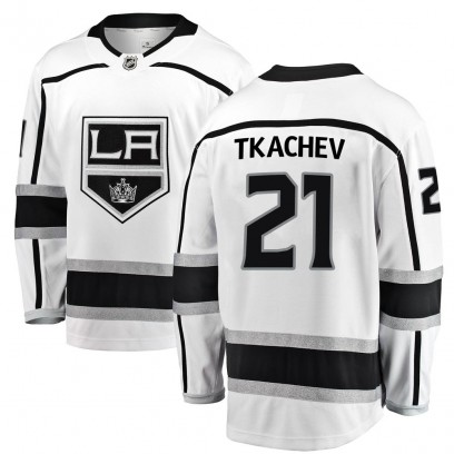 Men's Breakaway Los Angeles Kings Vladimir Tkachev Fanatics Branded Away Jersey - White