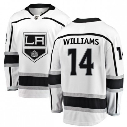 Men's Breakaway Los Angeles Kings Justin Williams Fanatics Branded Away Jersey - White