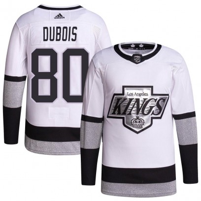 Youth Authentic Los Angeles Kings Pierre-Luc Dubois Adidas 2021/22 Alternate Primegreen Pro Player Jersey - White