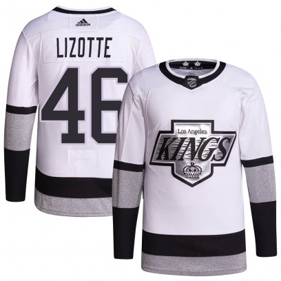 Youth Authentic Los Angeles Kings Blake Lizotte Adidas 2021/22 Alternate Primegreen Pro Player Jersey - White