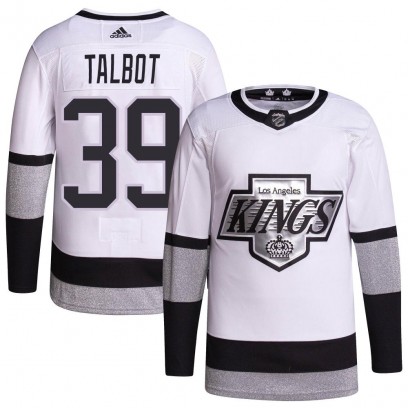 Youth Authentic Los Angeles Kings Cam Talbot Adidas 2021/22 Alternate Primegreen Pro Player Jersey - White