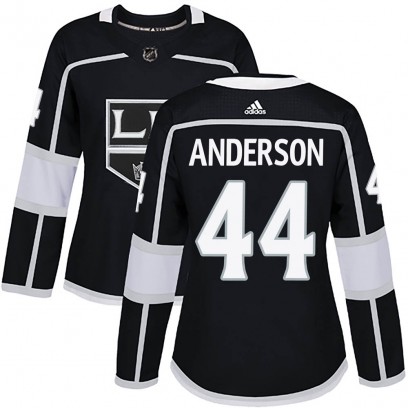 Women's Authentic Los Angeles Kings Mikey Anderson Adidas ized Home Jersey - Black