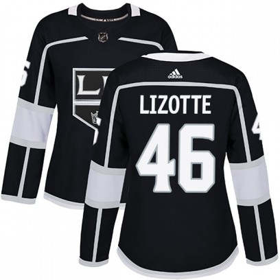 Women's Authentic Los Angeles Kings Blake Lizotte Adidas Home Jersey - Black