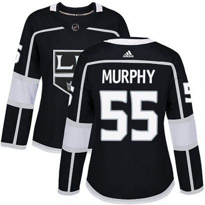 Women's Authentic Los Angeles Kings Larry Murphy Adidas Home Jersey - Black