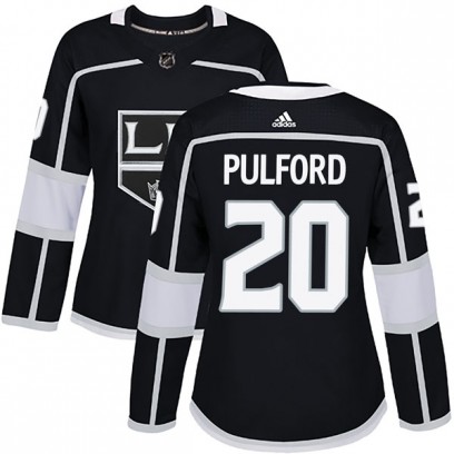 Women's Authentic Los Angeles Kings Bob Pulford Adidas Home Jersey - Black