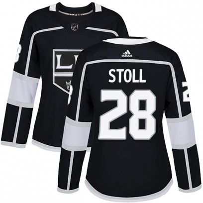 Women's Authentic Los Angeles Kings Jarret Stoll Adidas Home Jersey - Black