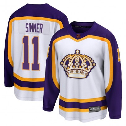 Men's Breakaway Los Angeles Kings Charlie Simmer Fanatics Branded Special Edition 2.0 Jersey - White