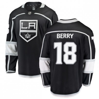 Youth Breakaway Los Angeles Kings Bob Berry Fanatics Branded Home Jersey - Black
