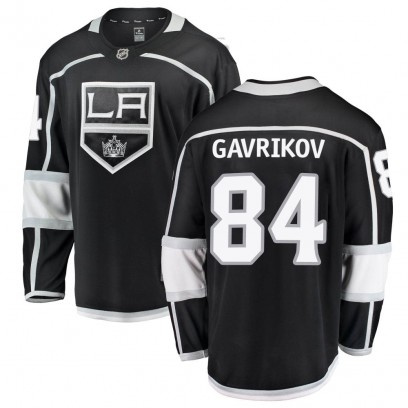 Youth Breakaway Los Angeles Kings Vladislav Gavrikov Fanatics Branded Home Jersey - Black