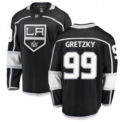 Youth Breakaway Los Angeles Kings Wayne Gretzky Fanatics Branded Home Jersey - Black