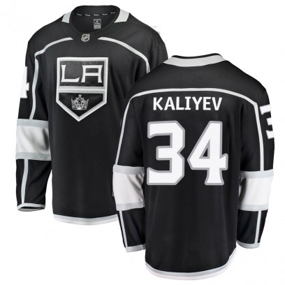 Youth Breakaway Los Angeles Kings Arthur Kaliyev Fanatics Branded Home Jersey - Black