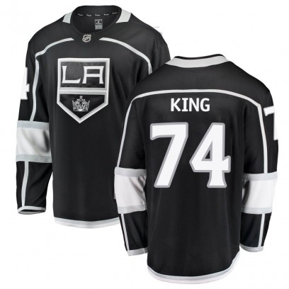 Youth Breakaway Los Angeles Kings Dwight King Fanatics Branded Home Jersey - Black