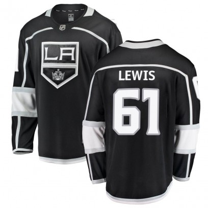 Youth Breakaway Los Angeles Kings Trevor Lewis Fanatics Branded Home Jersey - Black