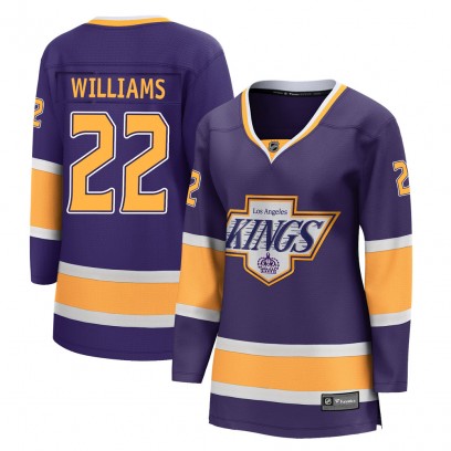 Women's Breakaway Los Angeles Kings Tiger Williams Fanatics Branded 2020/21 Special Edition Jersey - Purple