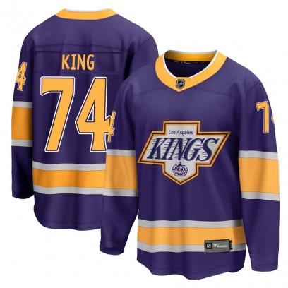Men's Breakaway Los Angeles Kings Dwight King Fanatics Branded 2020/21 Special Edition Jersey - Purple