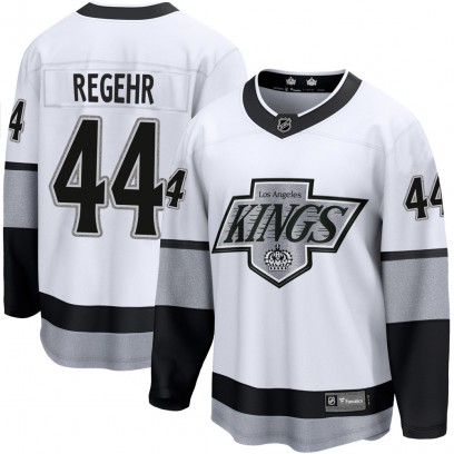 Youth Premier Los Angeles Kings Robyn Regehr Fanatics Branded Breakaway Alternate Jersey - White