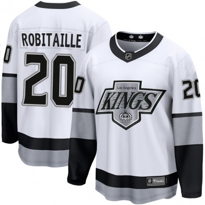 Youth Premier Los Angeles Kings Luc Robitaille Fanatics Branded Breakaway Alternate Jersey - White