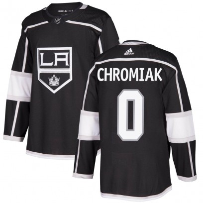 Youth Authentic Los Angeles Kings Martin Chromiak Adidas Home Jersey - Black