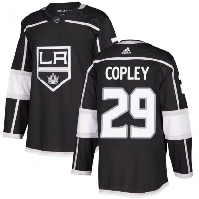 Youth Authentic Los Angeles Kings Pheonix Copley Adidas Home Jersey - Black
