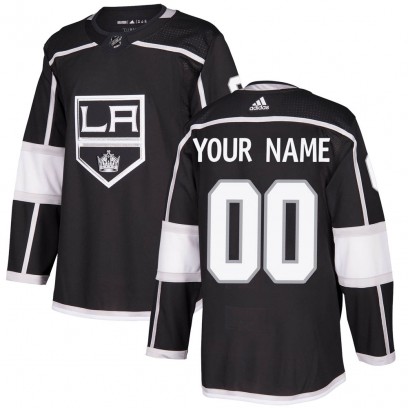 Youth Authentic Los Angeles Kings Custom Adidas Home Jersey - Black