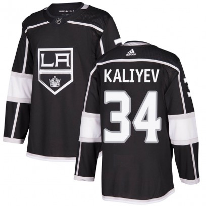 Youth Authentic Los Angeles Kings Arthur Kaliyev Adidas Home Jersey - Black