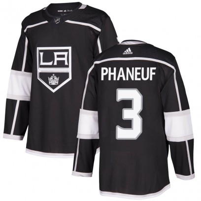 Youth Authentic Los Angeles Kings Dion Phaneuf Adidas Home Jersey - Black