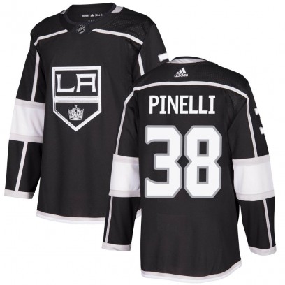 Youth Authentic Los Angeles Kings Francesco Pinelli Adidas Home Jersey - Black