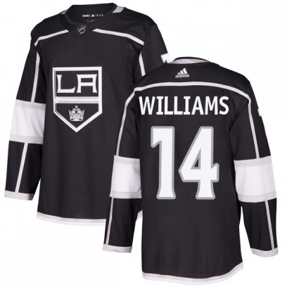 Youth Authentic Los Angeles Kings Justin Williams Adidas Home Jersey - Black
