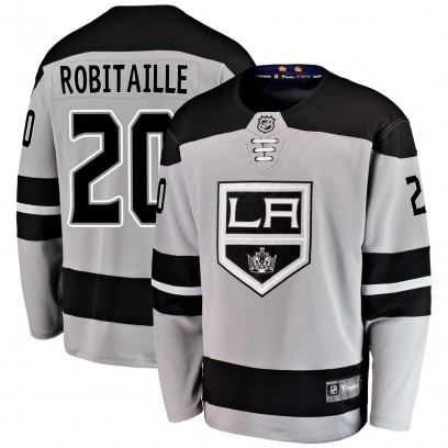 Youth Breakaway Los Angeles Kings Luc Robitaille Fanatics Branded Alternate Jersey - Gray