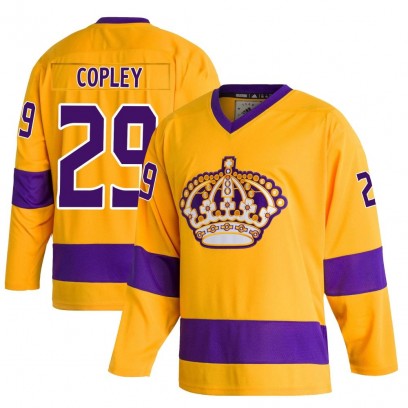 Youth Authentic Los Angeles Kings Pheonix Copley Adidas Classics Jersey - Gold
