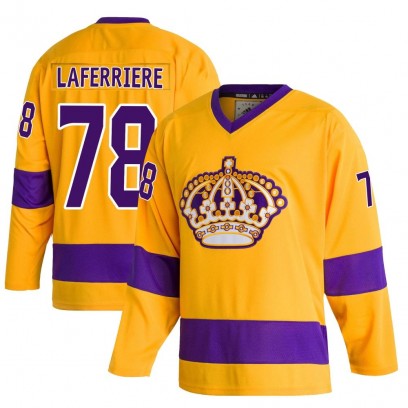 Youth Authentic Los Angeles Kings Alex Laferriere Adidas Classics Jersey - Gold