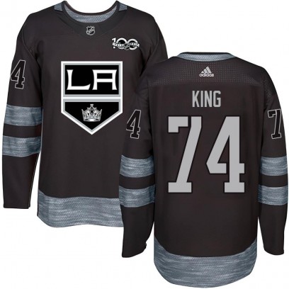 Men's Authentic Los Angeles Kings Dwight King 1917-2017 100th Anniversary Jersey - Black