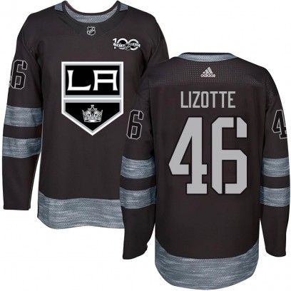 Men's Authentic Los Angeles Kings Blake Lizotte 1917-2017 100th Anniversary Jersey - Black