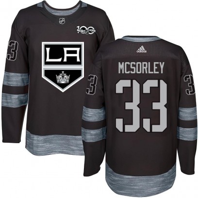 Men's Authentic Los Angeles Kings Marty Mcsorley 1917-2017 100th Anniversary Jersey - Black
