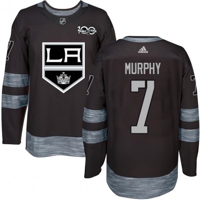 Men's Authentic Los Angeles Kings Mike Murphy 1917-2017 100th Anniversary Jersey - Black