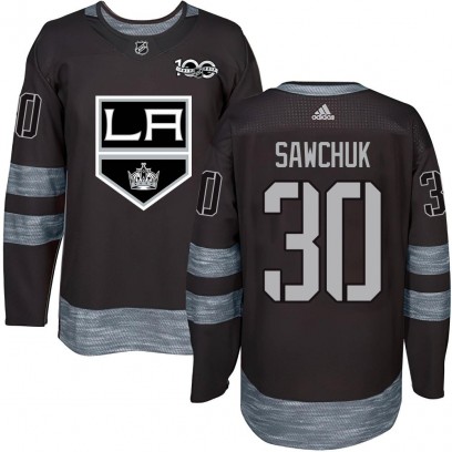 Men's Authentic Los Angeles Kings Terry Sawchuk 1917-2017 100th Anniversary Jersey - Black