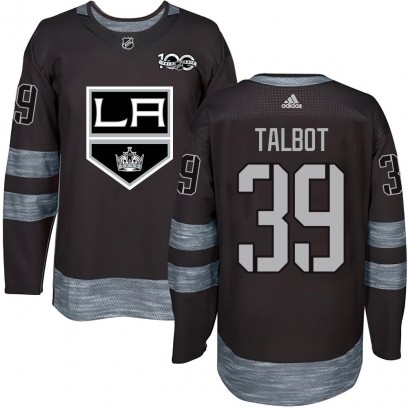 Men's Authentic Los Angeles Kings Cam Talbot 1917-2017 100th Anniversary Jersey - Black