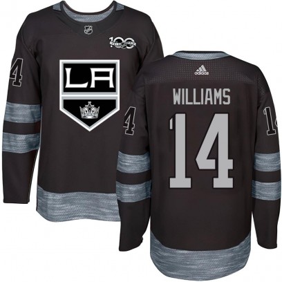 Men's Authentic Los Angeles Kings Justin Williams 1917-2017 100th Anniversary Jersey - Black