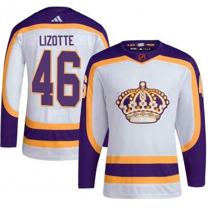 Youth Authentic Los Angeles Kings Blake Lizotte Adidas Reverse Retro 2.0 Jersey - White