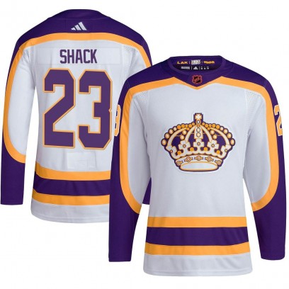 Youth Authentic Los Angeles Kings Eddie Shack Adidas Reverse Retro 2.0 Jersey - White