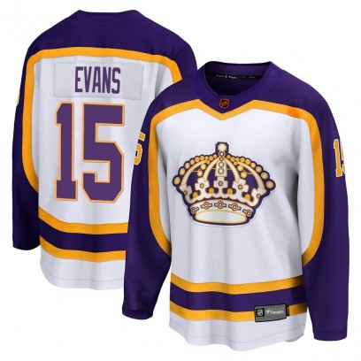 Youth Breakaway Los Angeles Kings Daryl Evans Fanatics Branded Special Edition 2.0 Jersey - White