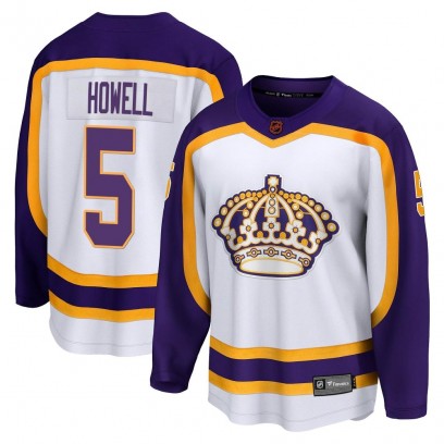 Youth Breakaway Los Angeles Kings Harry Howell Fanatics Branded Special Edition 2.0 Jersey - White