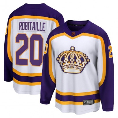 Youth Breakaway Los Angeles Kings Luc Robitaille Fanatics Branded Special Edition 2.0 Jersey - White